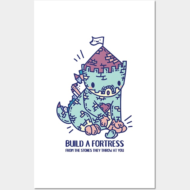 Fortress monster Wall Art by SPIRIMAL